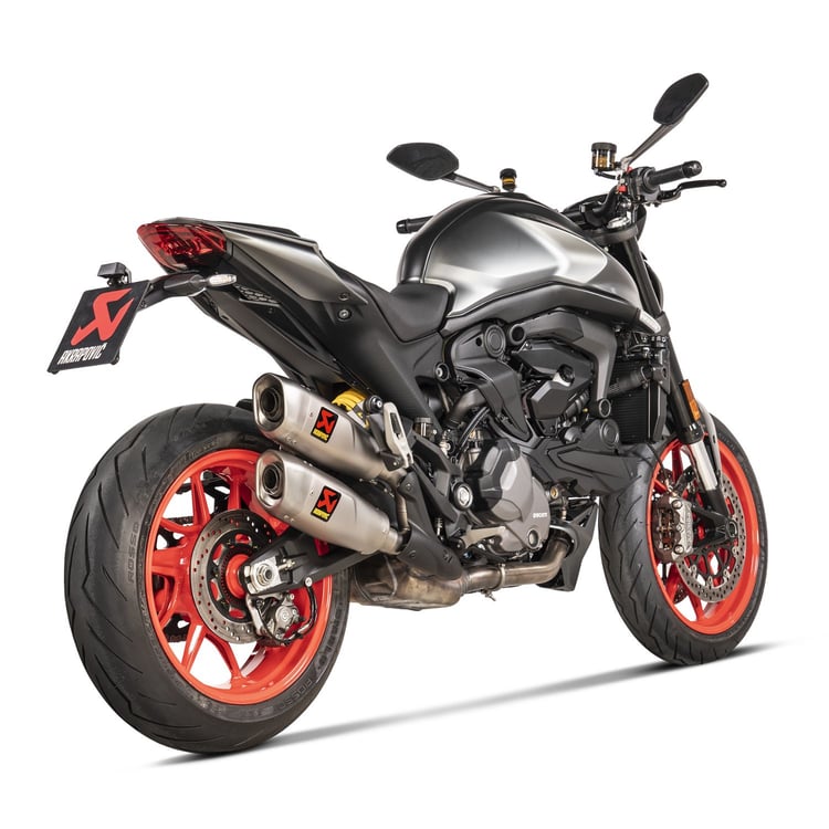 Akrapovic Ducati Monster 21-23 Titanium Slip On Exhaust