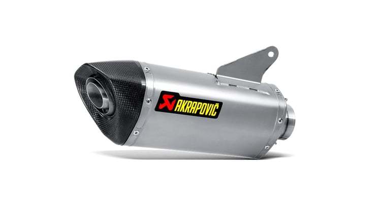 Akrapovic Ducati Hypermotard Titanium Slip-On Exhaust System